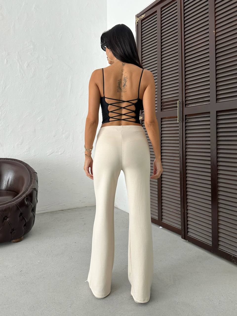 Yandan Bağlama Tayt