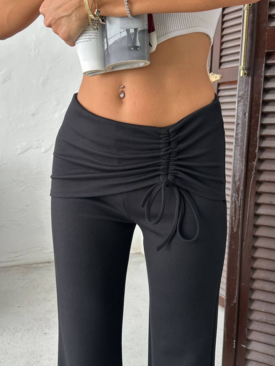 Yandan Bağlama Tayt